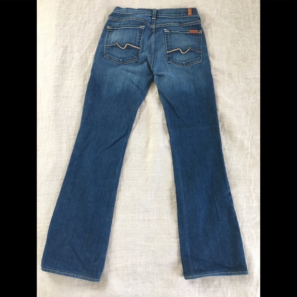 7 for All Mankind bootcut jeans- size 27 - Picture 3 of 4